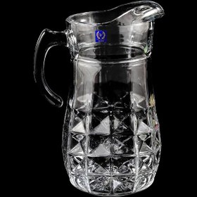 تصویر پارچ و لیوان بلور ۷ پارچه آکومارین Crystal pitcher and glass