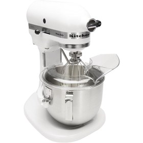 تصویر همزن کاسه دار 4.8 لیتری حرفه ای و مخصوص کار های سنگین دایمی کیچن اید مدل KitchenAid 4.8L (5qt) Heavy Duty Bowl Lift Stand Mixer (White), (5KPM5BWH) – ارسال 10 الی 15 روز کاری 