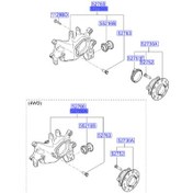 تصویر سگ دست عقب چپ توسان اصلی هیوندای 52710D7000 