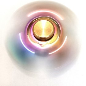 تصویر اسپینر فلزی اسباب بازی مدل سه طرفه رنگ تیتان با کیفیت چرخش بالا 
