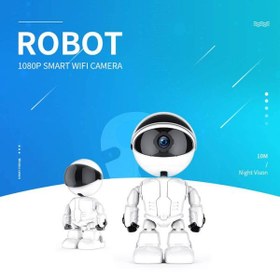 تصویر دوربین مداربسته چرخشی هوشمند طرح روبات yoosee Robotic yoosee smart cam