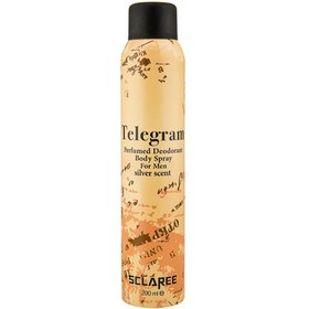 تصویر اسپری خوشبو کننده بدن اسکلاره سیلور سنت – SCLAREE TELEGRAM SIVER SCENT BODY SPRAY 