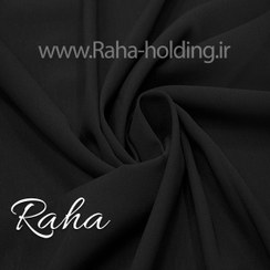 تصویر چادر قواره حریر اسود رها 