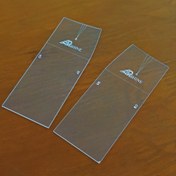 تصویر دامن یک چهارم (جزوه نویسی) پلکسی شفاف 