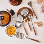 تصویر سرویس کفگیر ملاقه 6 پارچه کاراجا مدل Nova 