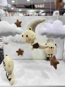 تصویر آویز تخت خرس و ماه 