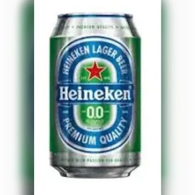 تصویر آبجو بدون الکل هینیکن (هنیکن-هنکن) هلندی قوطی فلزی Heineken Non Alcoholic 330ml 