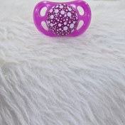 تصویر پستونک تویست شیک بنفش مناسب بدو تولد تا شش ماه 