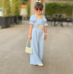 تصویر ست تاپ شلوار مجلسی نسیم - 4 