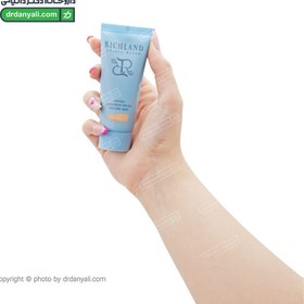 تصویر کرم ضد آفتاب رنگی پوست خشک ریچلند SPF50 Richland Sunscreen SPF50 Tinted For Dry Skin Cream 40ml