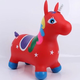 تصویر حیوانات بادی عروسکی طرح اسب تک شاخ موزیکال ا Musical unicorn design inflatable animals Musical unicorn design inflatable animals