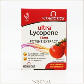 تصویر قرص اولترا لیکوپن ویتابیوتیکس 30 عدد Vitabotics Ultra Lycopene 30 Tabs