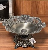 تصویر میوه‌خوری سیلور پایه دار وارداتی لوکس 