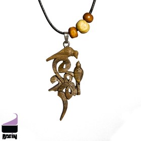 تصویر گردنبند چوبی همدم 2 