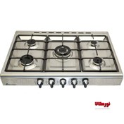 تصویر اجاق گاز رومیزی پنج شعله فندک دار آتشگر مدل 2500 Ateghar five-burner tabletop gas stove model 2500