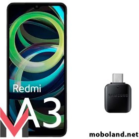 تصویر مبدل او تی جی OTG Type-C شیائومی ردمی Redmi A3 