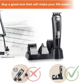 تصویر ماشین اصلاح موی سر و صورت جی پاس مدل Geepas 11-IN-1 Rechargeable Grooming Set | GTR8300N 