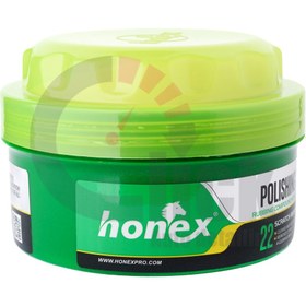 تصویر پولیش خش بر دستی هانکس مخصوص بدنه خودرو Honex 22 Polishing Compound 