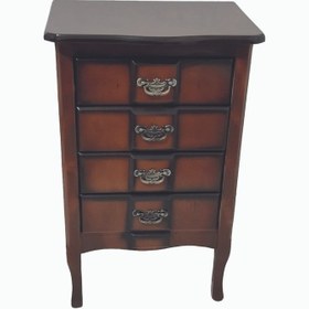 تصویر میز تلفن چوبی کشودار کاتن مدل 106380 