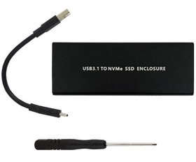 تصویر تبدیل ، مبدل یا باکس هارد SSD M.2 NVME To Type C-USB 3.0 