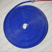 تصویر ریسه نئون فلکسی آبی 5 متر 