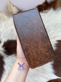 تصویر کیف پول دور زیپ چرمی 