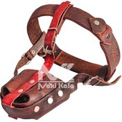 تصویر پوزه بند سگ چرمی بزرگ 