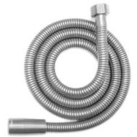 تصویر شیلنگ توالت سفید کروم درخشان Derakhshan chrome-white toilet hose