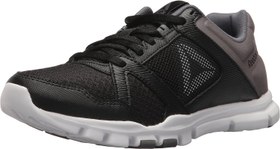 تصویر Reebok Women Yourflex Trainette 10 MT Cross Trainer Reebok Women's Yourflex Trainette 10 MT Training Shoe 6 Black/White/Alloy