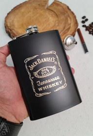 تصویر هیپفلاسک جکدنیلز مشکی 