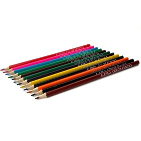 تصویر مداد رنگی ۱۲ رنگ آلفرد Alfred 12 Color Pencil