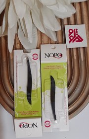 تصویر NOPO موچین انبری هلالی مخملی A5 حرفه ای (0118) NOPO Professional A5 Velvet Crescent Pliers Tweezers (0118)