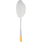 تصویر کفگیر برنج ناب استیل طرح فلورانس دور طلایی (1 پارچه) Nab-Steel Florence Steel Round Gold Rice Server 1 Piece