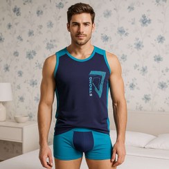 تصویر ست زیرپوش و شورت مردانه سیلکا مدل هوگو کد 1572 