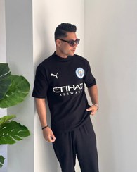 تصویر تیشرت پنبه ای منچسترسیتی سرمه ای 