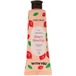 تصویر کرم مرطوب‌کننده دست ویت یو میوه گل رز و ویتامینC With You Rosey Rosehip and Vitamin C Hand Cream