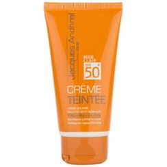 تصویر کرم ضد آفتاب +SPF50 مناسب پوست چرب ژاک آندرل پاریس (بژ روشن) 