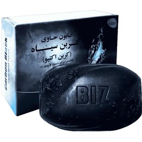 تصویر صابون دست و صورت کربن سیاه دکتر بیز Dr. Biz carbon black hand and face soap