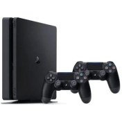 تصویر کنسول بازی PS4 SLIM ظرفیت ۱ ترابایت با ۲ دسته 
