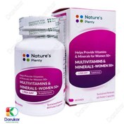 تصویر مولتی ویتامین و مینرال خانم های بالای 50 سال نیچرز پلنتی Multivitamins And Minerals For Women 50 Plus Natures Plenty