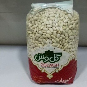 تصویر لوبیا سفید، 900 گرمی،محصولات گُلوَش، تمیز و پاک شده 