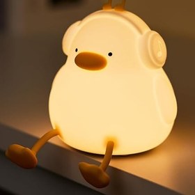 تصویر چراغ خواب سیلیکونی اردک تنها Duck Night Light