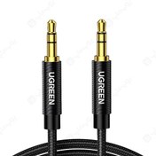 تصویر کابل انتقال صدا 1 متری یوگرین AV112 60179 ا UGREEN AV112 60179 1m AUX Cable UGREEN AV112 60179 1m AUX Cable