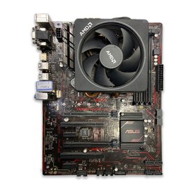 تصویر باندل ASUS PRIME B350-PLUS + Ryzen 7 1800X - کارکرده 