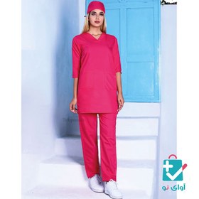 تصویر اسکراب پزشکی و جراحی زنانه مدل 303 طب پوش 