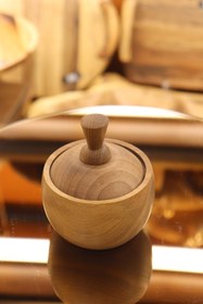 تصویر قندان چوبی 