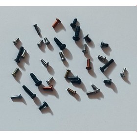 تصویر کامل ترین مجموعه پیچ و پرچ برای اتصال تیغه ها 