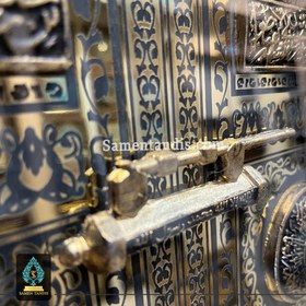 تصویر تابلو برجسته سه بعدی درب کعبه 