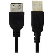 تصویر کابل افزایش طول USB 2.0 وی نت 1.5 متر V-net USB 2.0 Extension Cable 1.5m