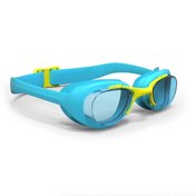تصویر عینک شنا شناگر کودکان NABAIJI زرد آبی XBASE Decathlon 